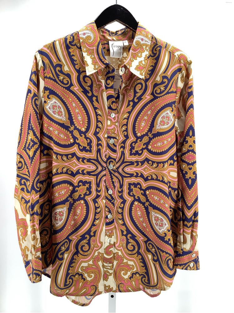 Finley Size XL Orange Multi Shirt