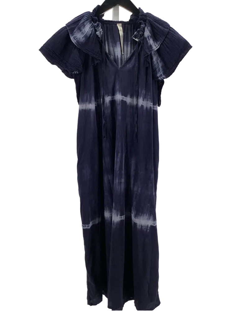 Raquel Allegra Size L Navy & Blue Dress