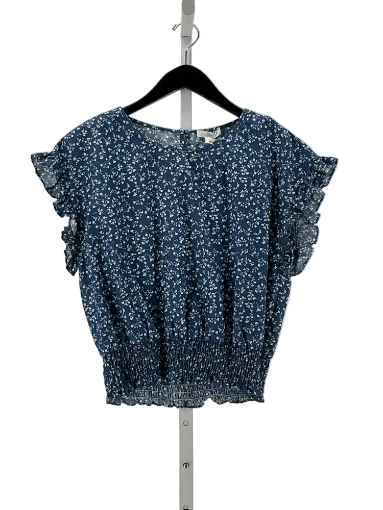 Monte Size M Blue & White Shirt