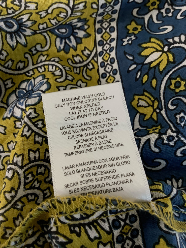 Velvet by Graham Spencer Size S Yellow Multi Dress