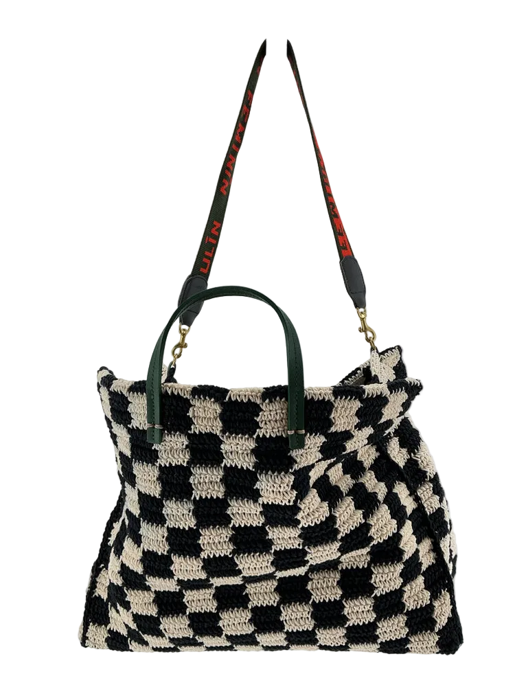 Clare V. Black multi Simple Tote Handbags