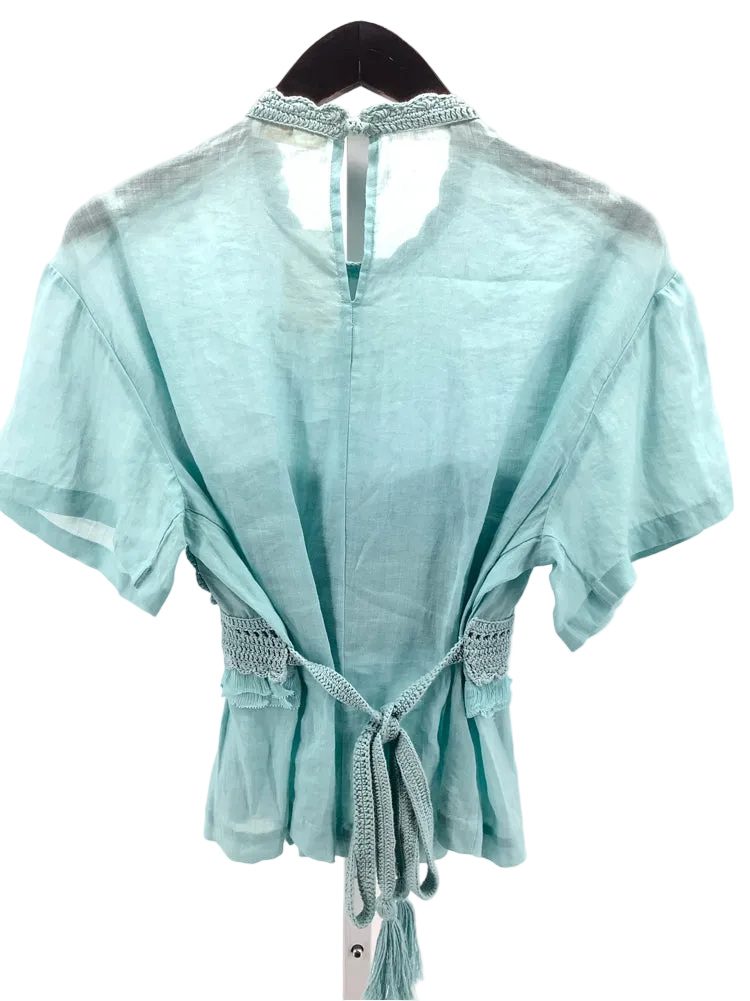 Ulla johnson Size 10 Blue Shirt