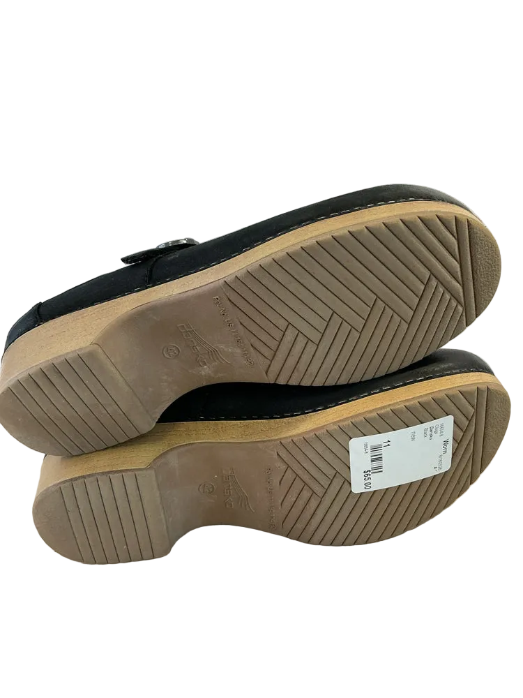 Dansko Shoe Size 11 Black Clogs