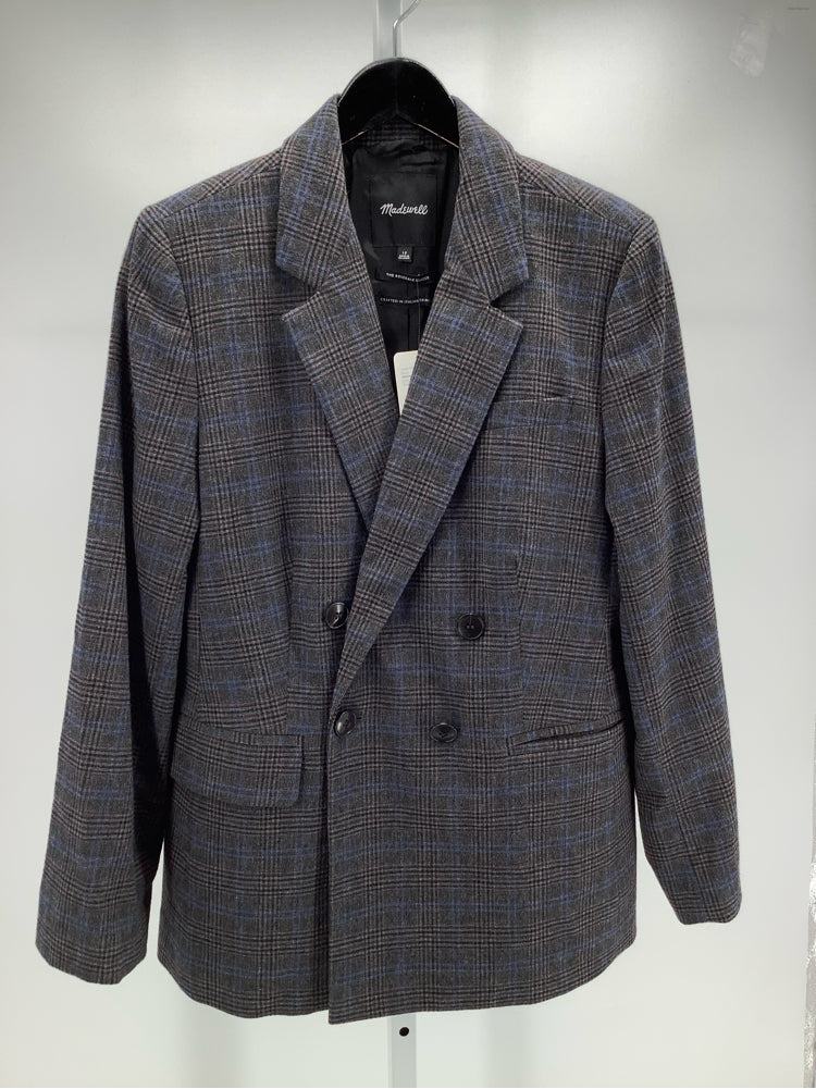 Madewell Size 12 Gray multi Rosedale Blazer
