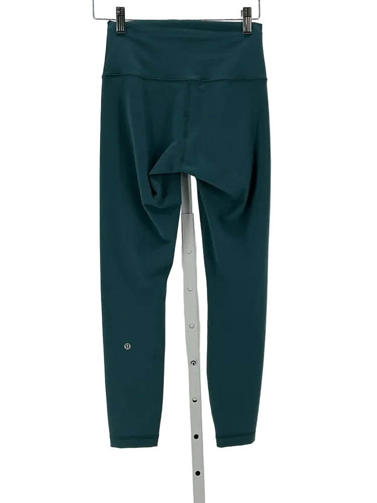 lululemon Size 6 Green Leggings