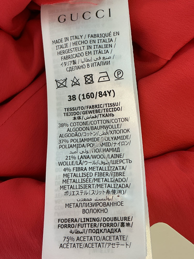Gucci Size 0 Orange Multi Dress