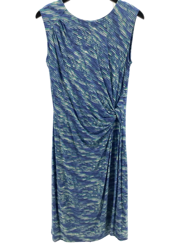 Nic & Zoe Size M Blue Multi Dress