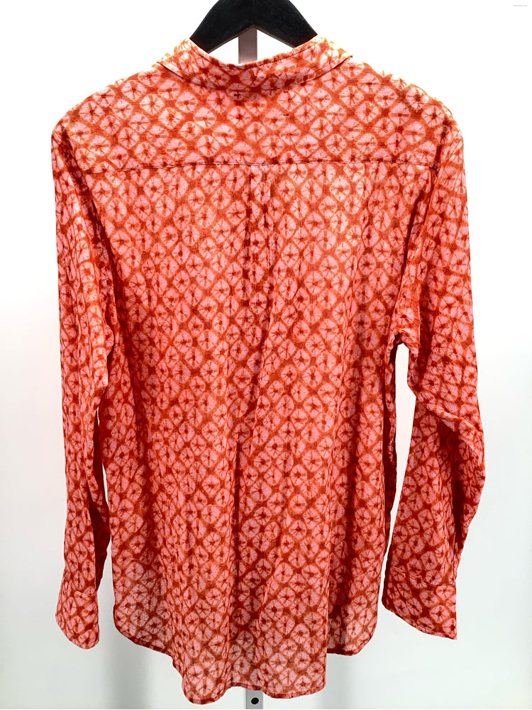 Xirena Size M Orange Shirt