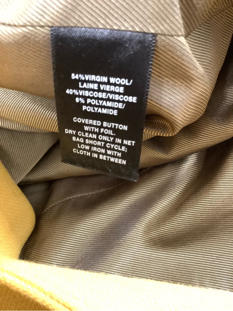 Lafayette 148 Size M Gold Jacket