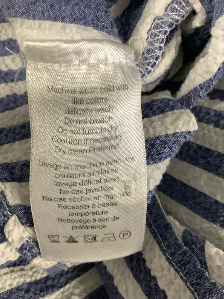 Veronica Beard Size 8 Blue & White calisto Shirt