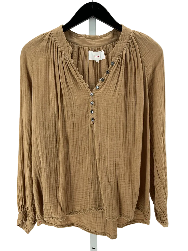 Xirena Size XS Tan Shirt