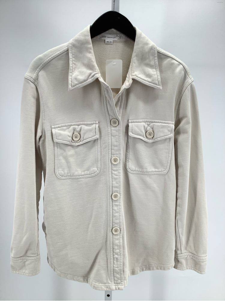 Good American Size XS/S Cream Shirt