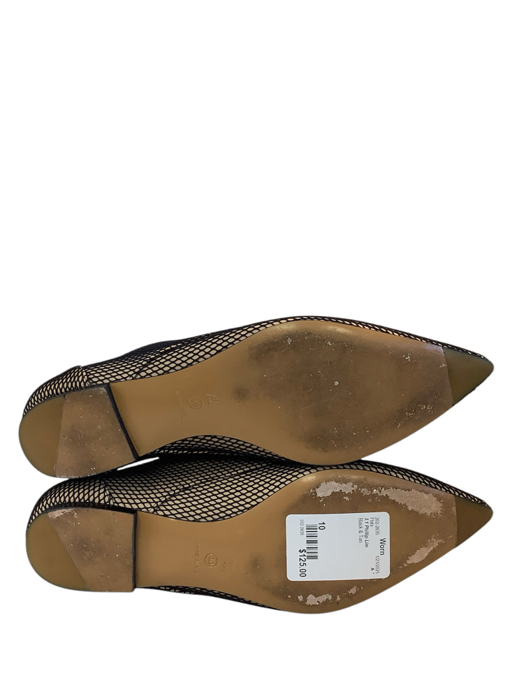 3.1 Phillip Lim Shoe Size 10 Black & Tan Flats