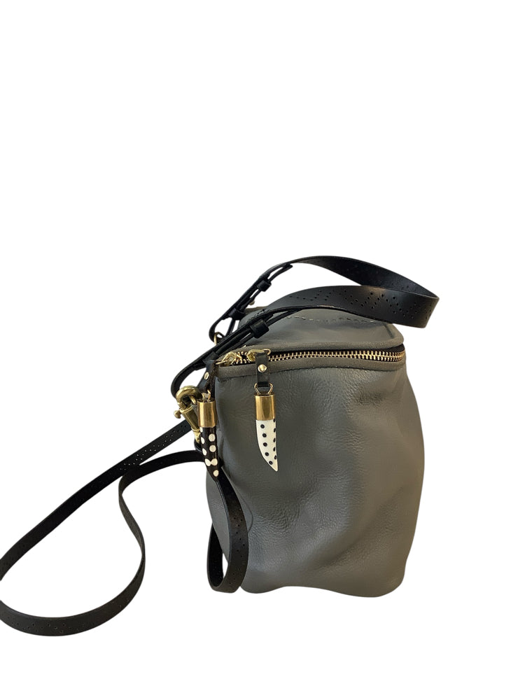 Kempton Gray & Black Mini Rough Night Handbags