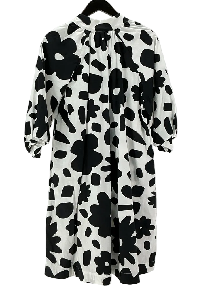 Foil Size 10 Black & White Dress