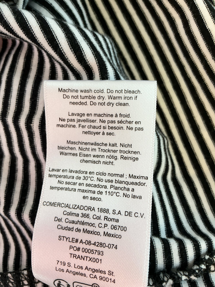 Anine Bing Size XS Black & White Shirt