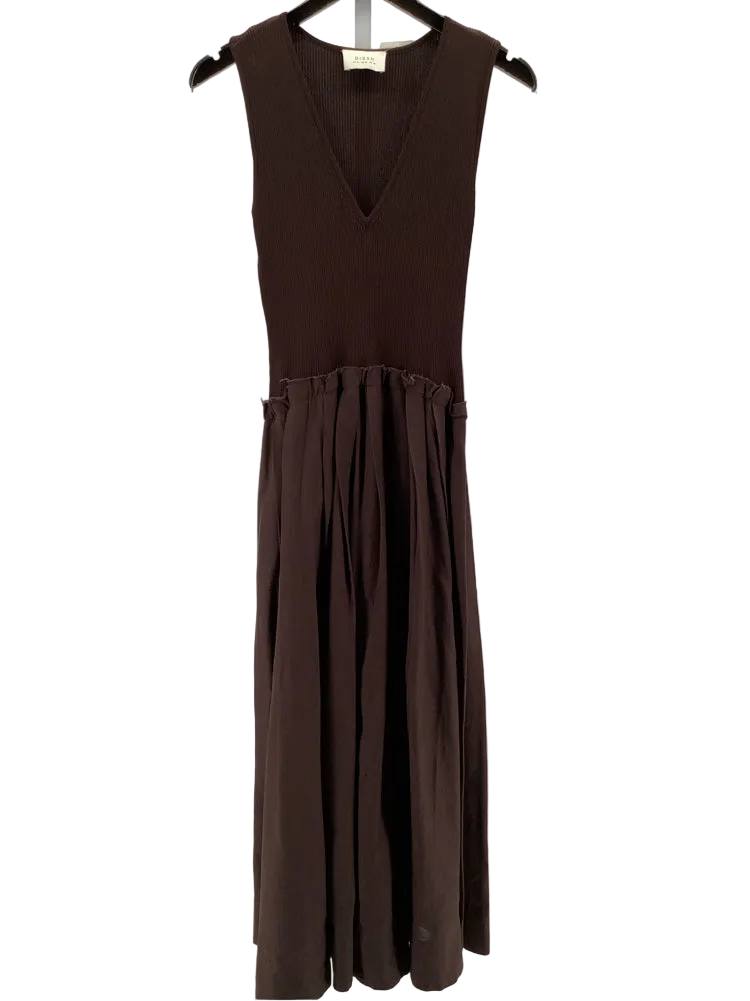 DISSH Size 10 Brown Dress