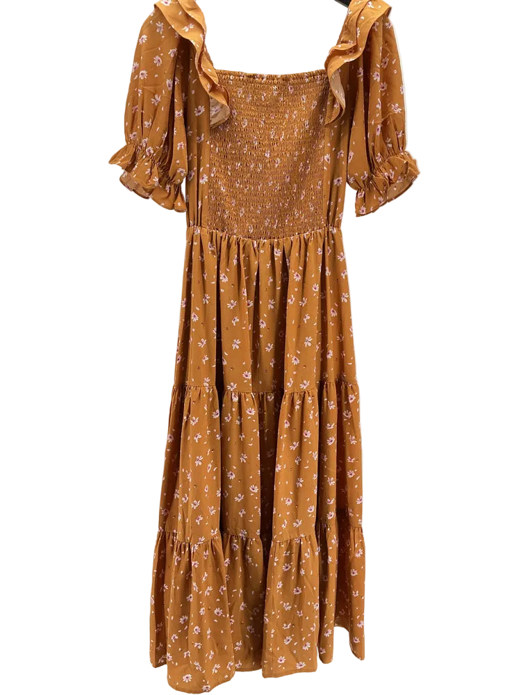 Jessakae Size XS Brown Multi Daydreamer Dress