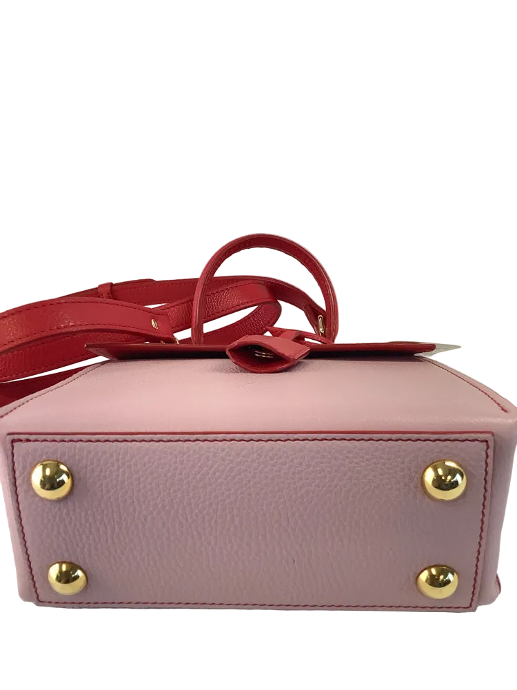 Mateo New York Pink & Red Elizabeth Handbags