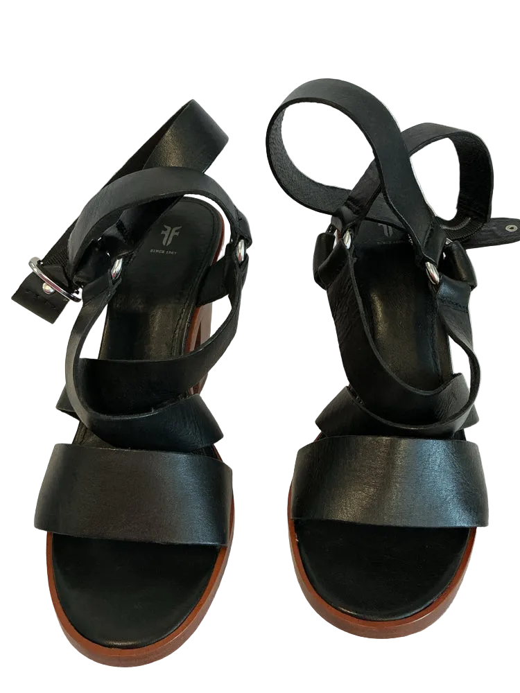 Frye Shoe Size 9 Black Sara Heels