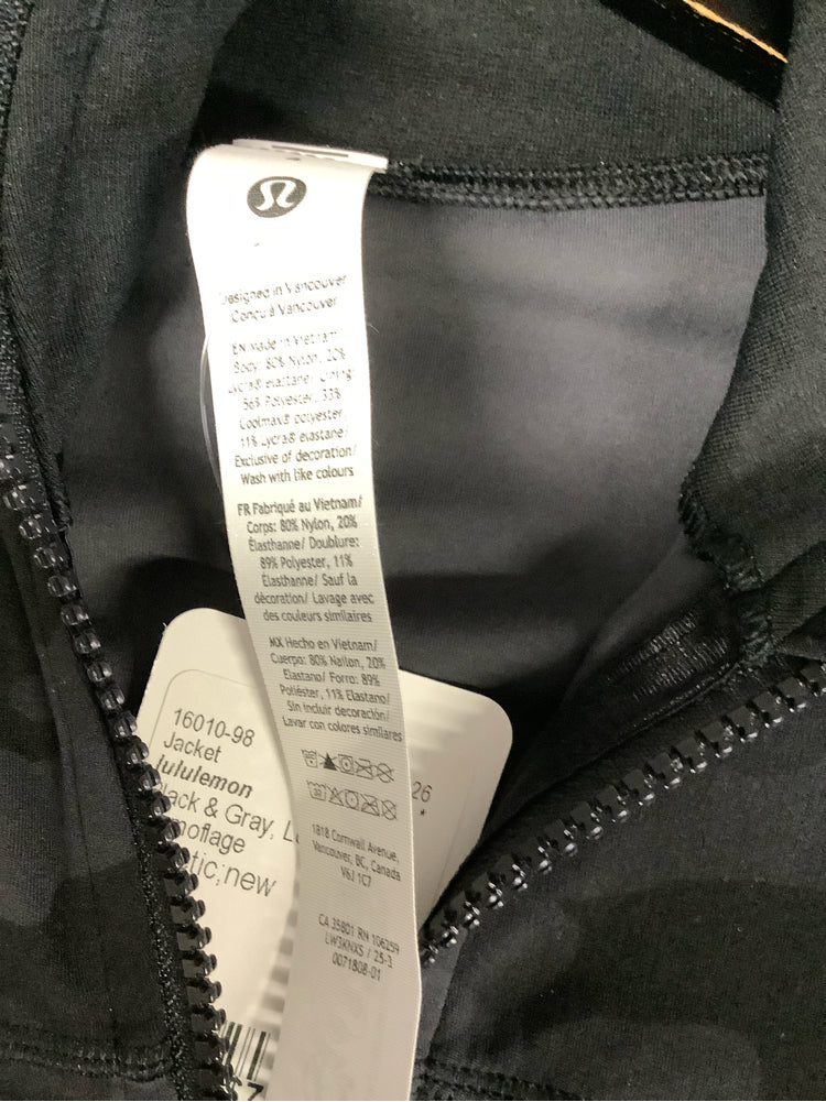 lululemon Size 4 Black & Gray Jacket