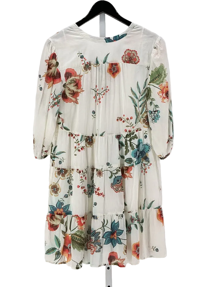 Johnny Was Size S White multi Dress