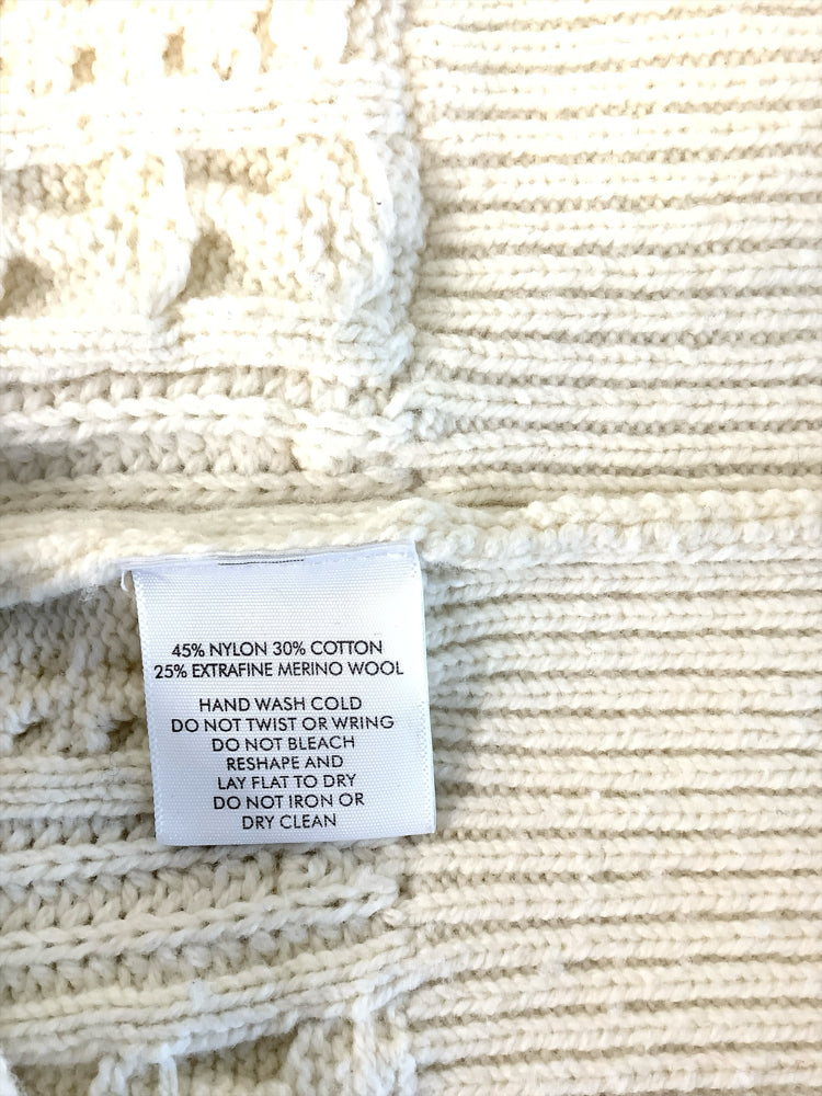 White + Warren Size XS White Sweater