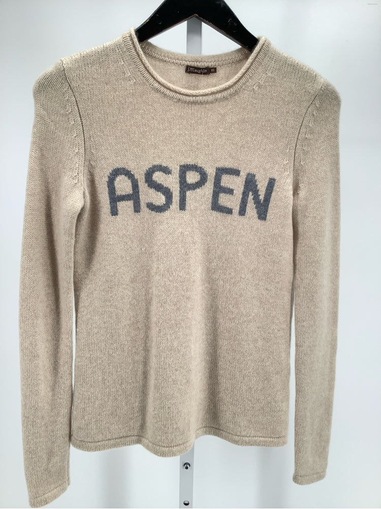 J.McLaughlin Size XS Tan & Gray Sweater