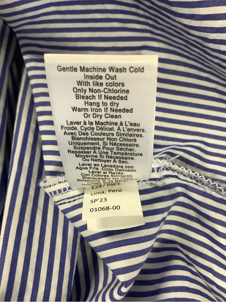 Nation Size S Blue & White Dress