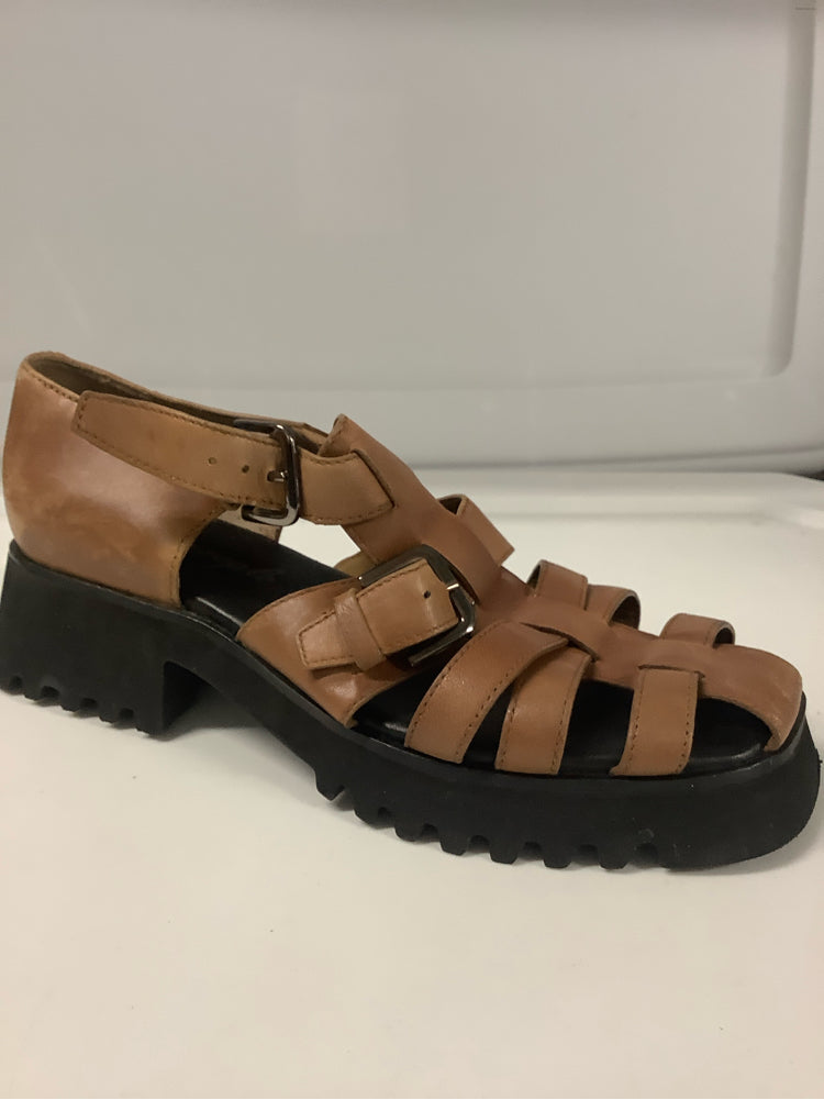 Free People Shoe Size 8 Brown Janis Fisherman Sandals