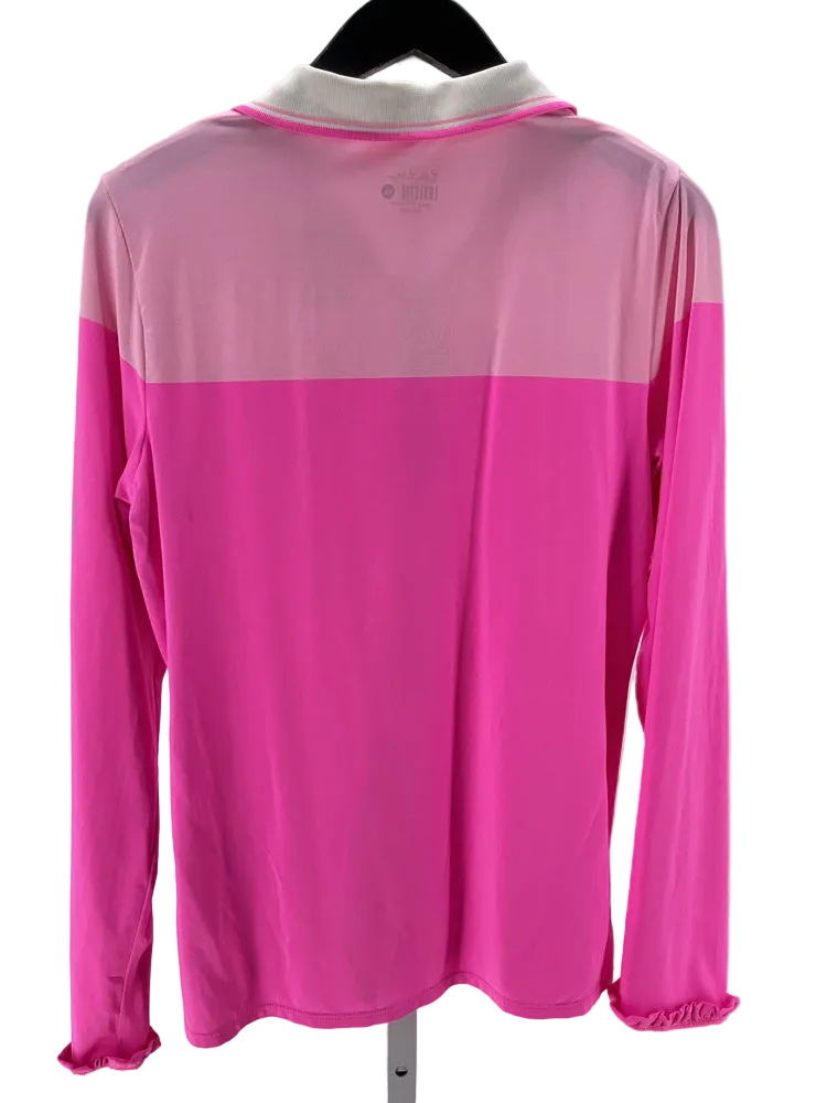 Lilly Pulitzer Size XL Pink & White Shirt