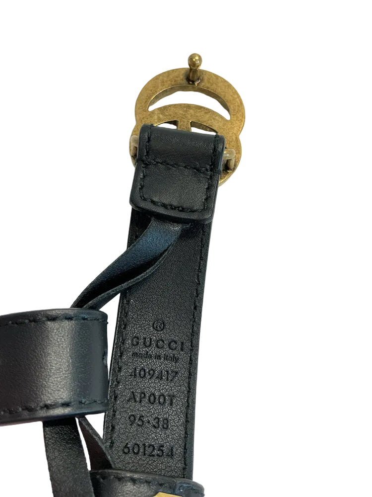 Gucci Black Belt