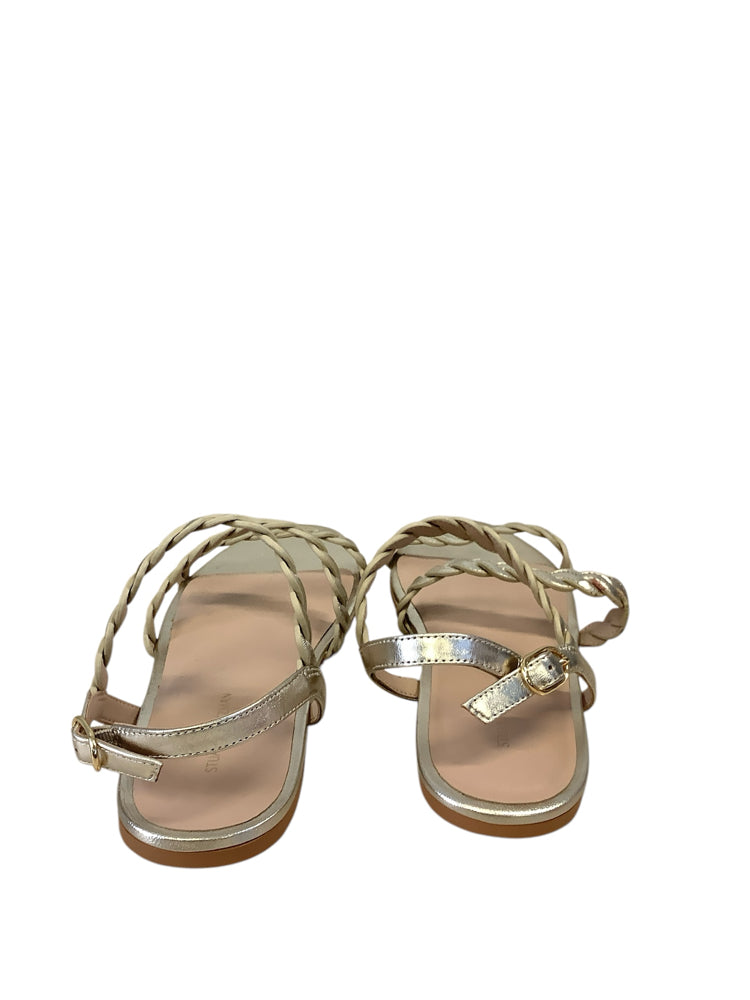 Stuart Weitzman Shoe Size 6 Gold Twistie Sandals