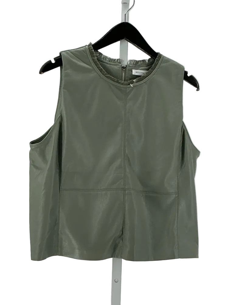 Melissa Nepton Size L Green Shirt