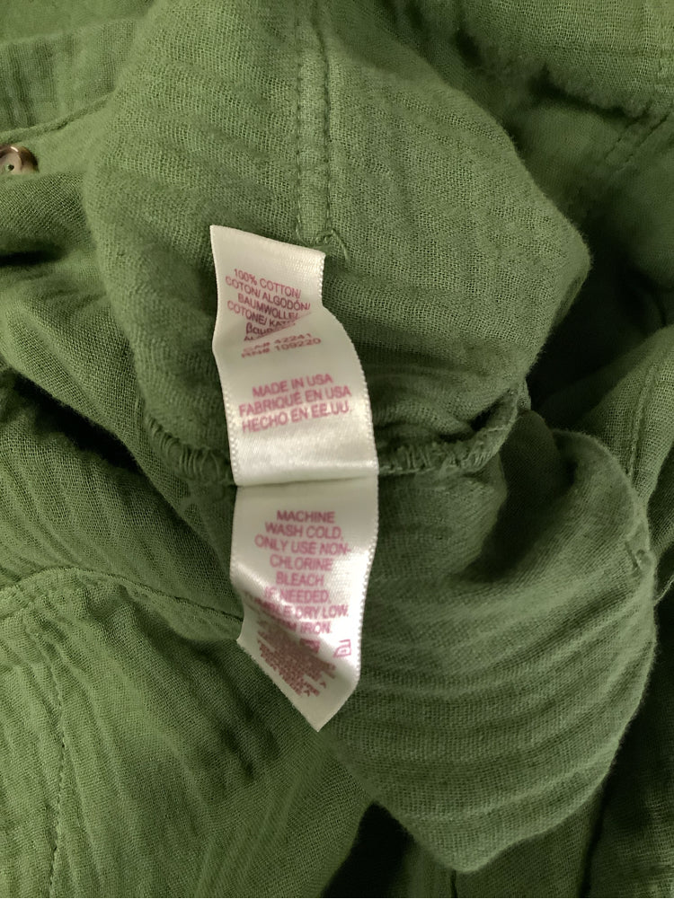 Velvet by Graham Spencer Size M Green Jumpsuit