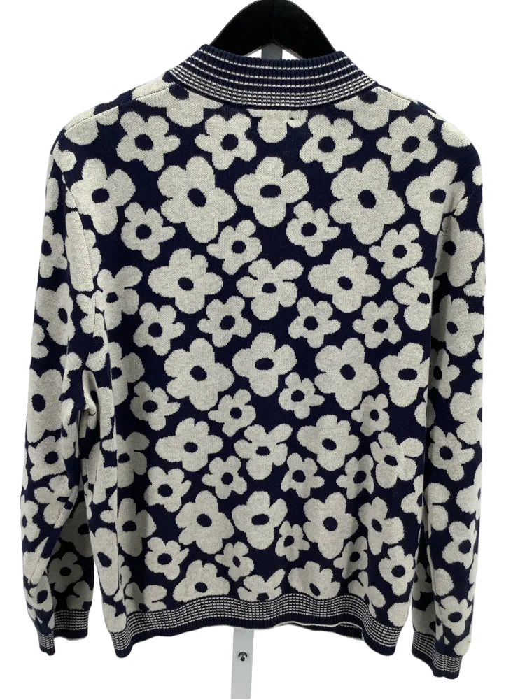 Lisa Todd Size XL Navy & Gray Daisy Dreamer Jacket