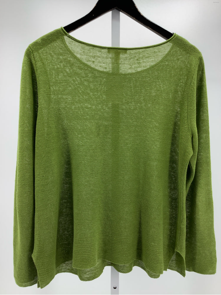Eileen Fisher Size M Green Shirt