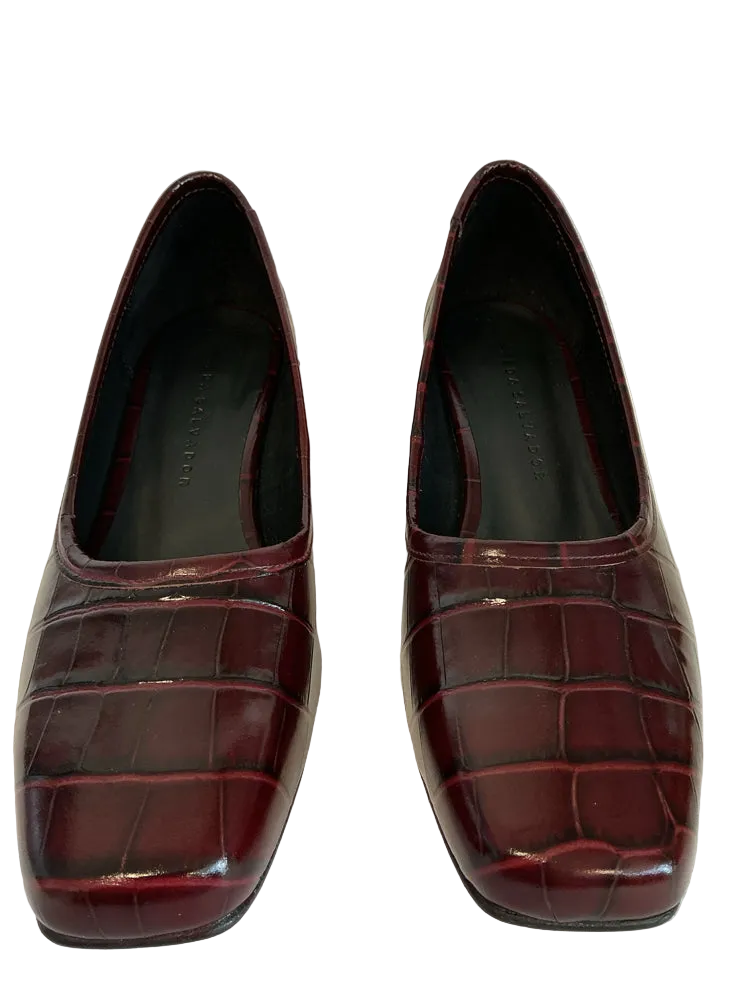 Freda Salvador Shoe Size 8 Burgundy Heels