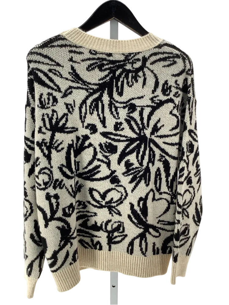 by anthropologie Size M Cream multi Sweater