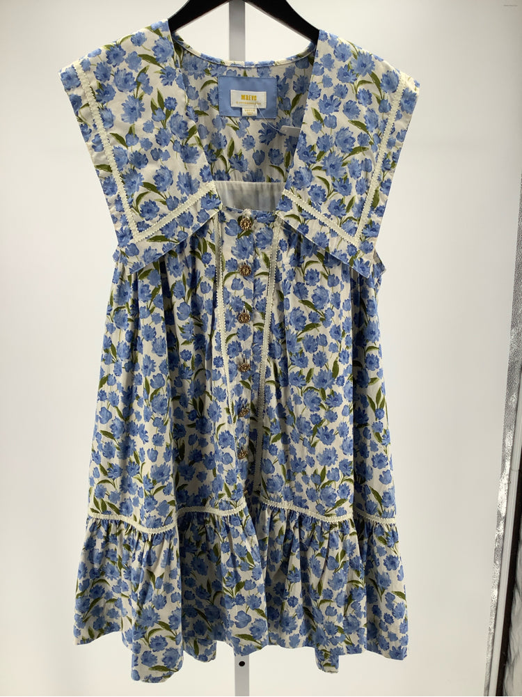 Maeve Size M Blue Multi Dress