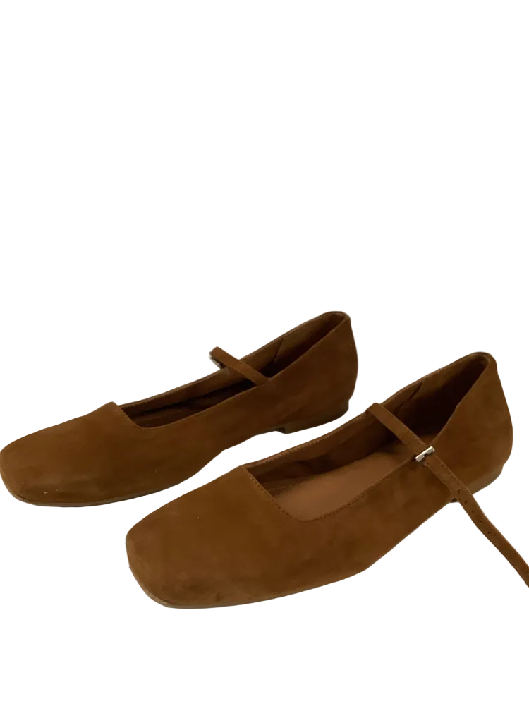 Augusta Shoe Size 9 Brown Julieta Flats