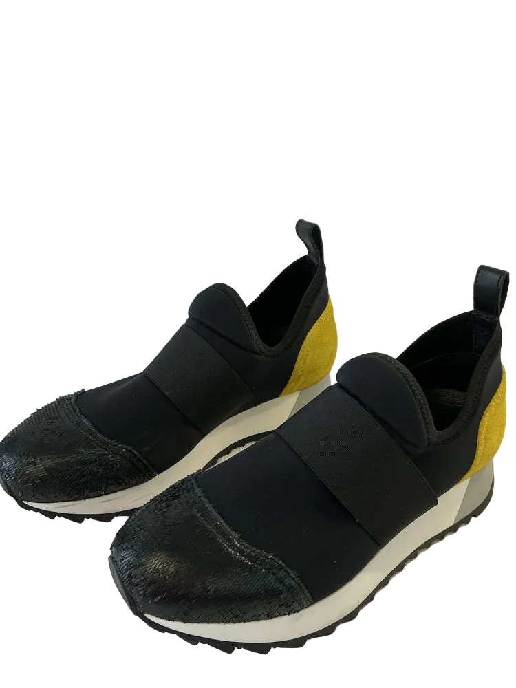 M.Gemi Shoe Size 7.5 Black multi Sneakers