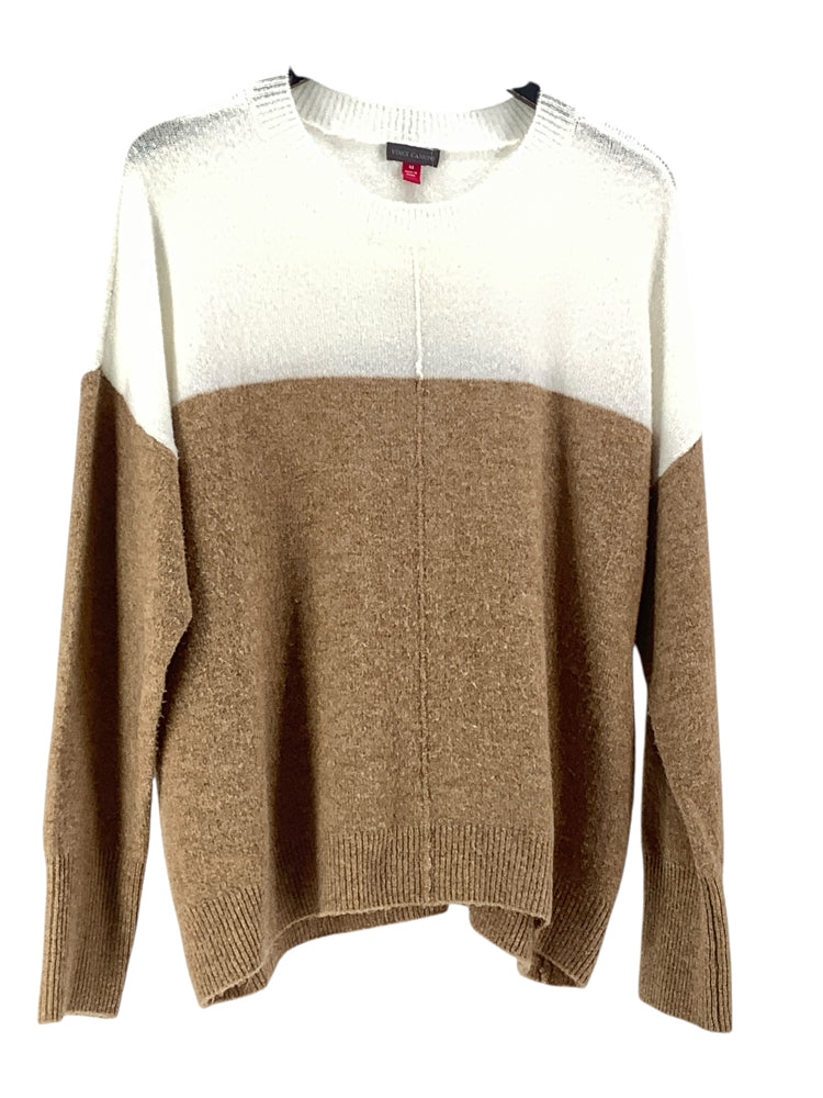 Vince Camuto Size M Cream & tan Sweater