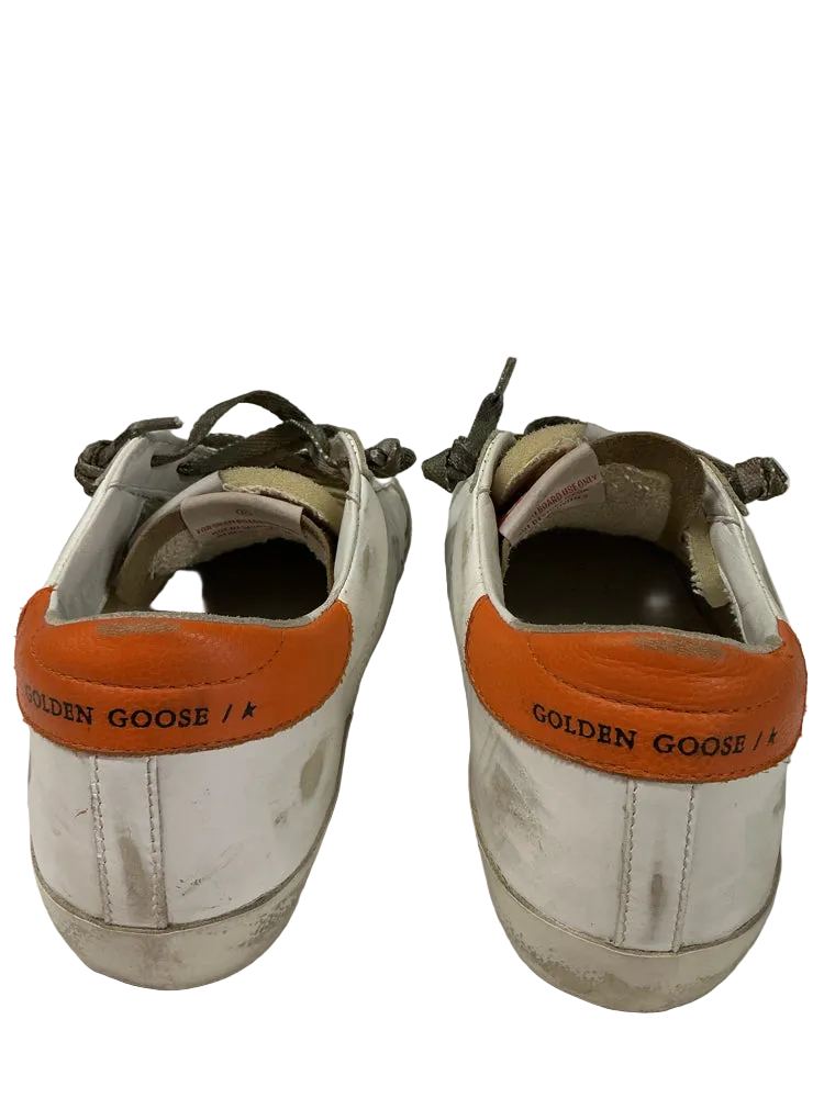 Golden Goose Shoe Size 10 White multi Superstar Sneakers