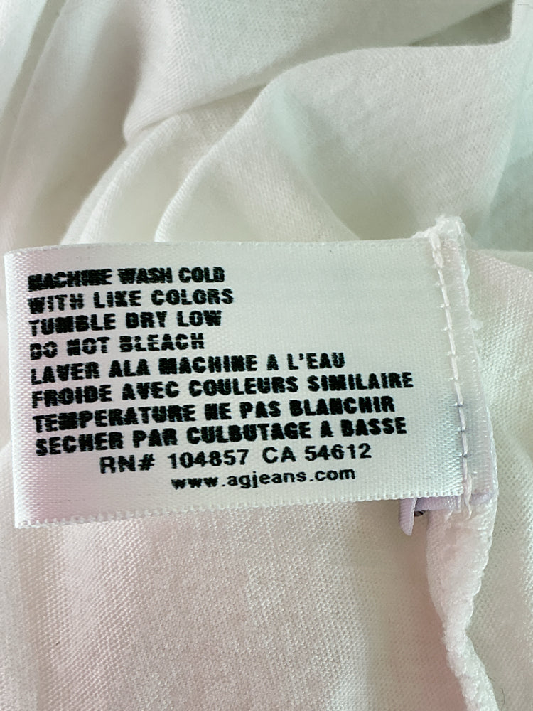 AG Size XS White Shirt