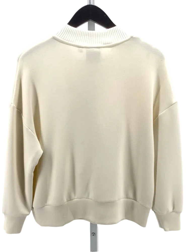 Varley Size XS Cream Reena Sweatshirt