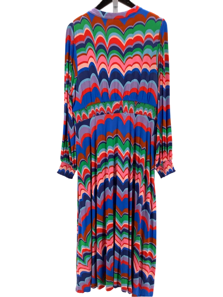 Boden Size 16 Blue Multi Dress
