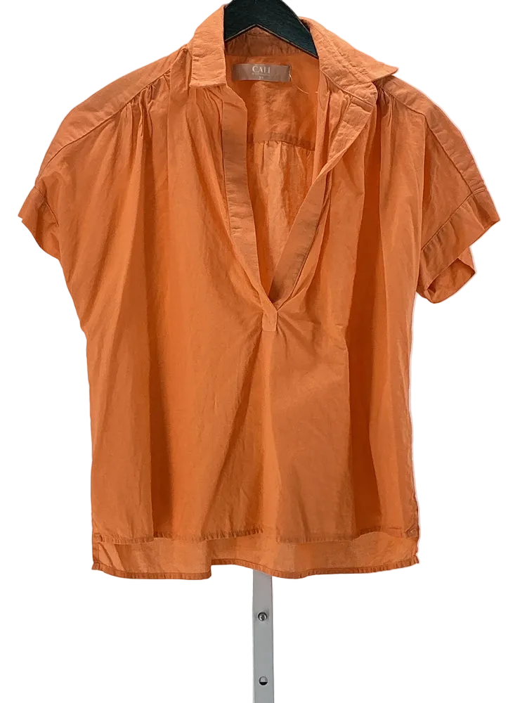 Cali by Cali Dreaming Size XS Orange Shirt
