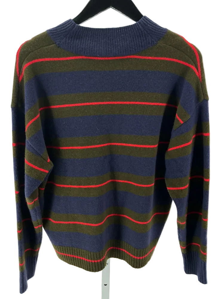 Damson Madder. Size 6 Navy multi Odette Sweater