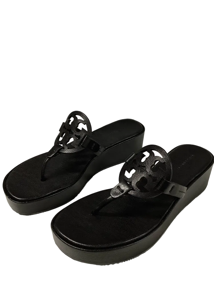 Tory Burch Shoe Size 8 Black Miller Sandals